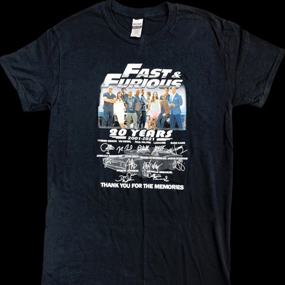 Fast & Furious 20 Year Anniversary T-Shirt